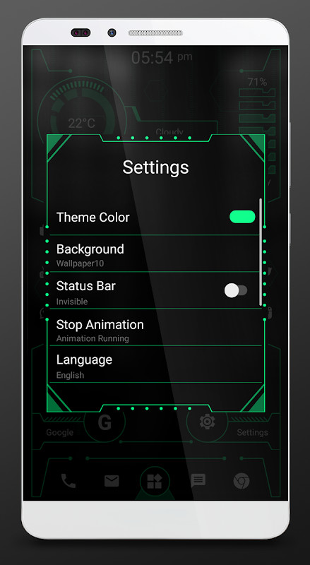 Futuristic Launcher 2, Applock screenshot image 6_Popularmodapk.com