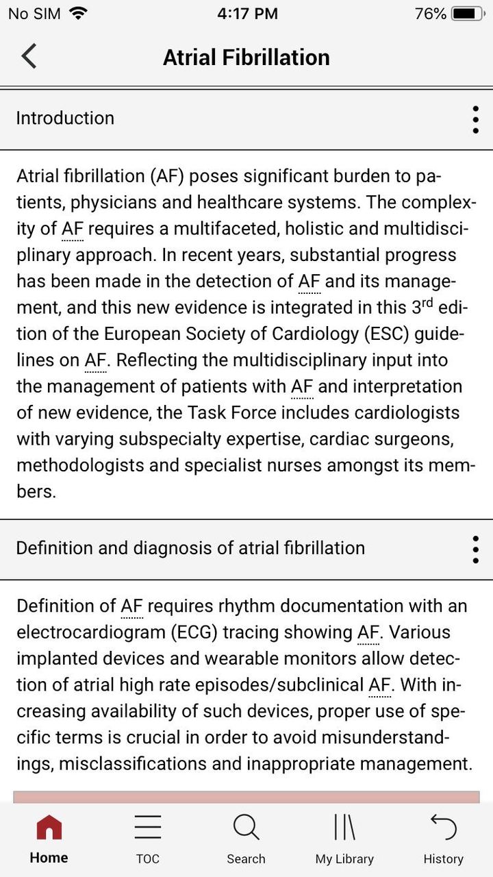 ESC Pocket Guidelines screenshot image 5_Popularmodapk.com