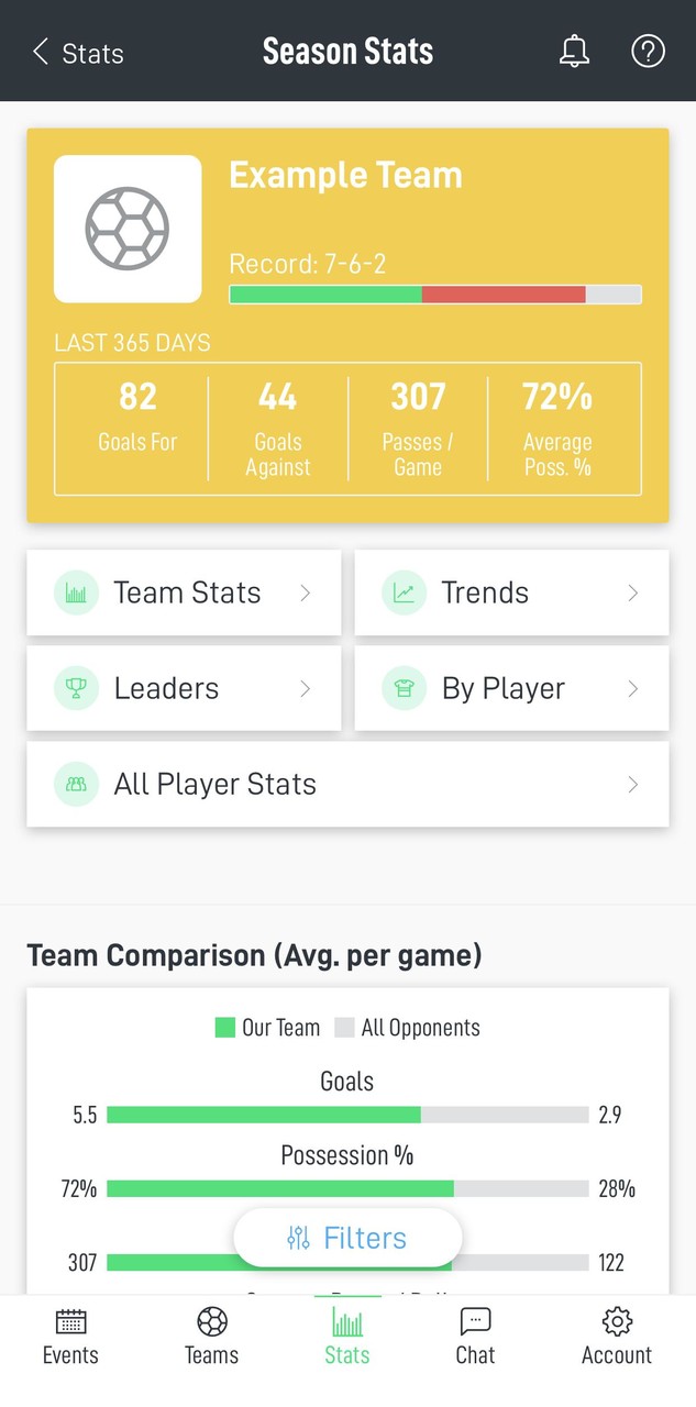 Ollie - Soccer Statistics screenshot image 11_Popularmodapk.com