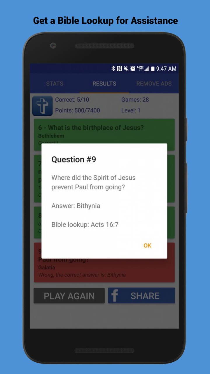 Bible Trivia screenshot image 5_Popularmodapk.com