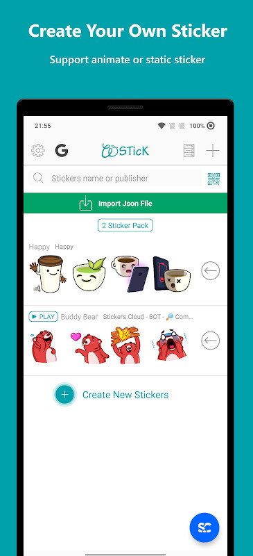WSTicK - Sticker Maker screenshot image 1_Popularmodapk.com