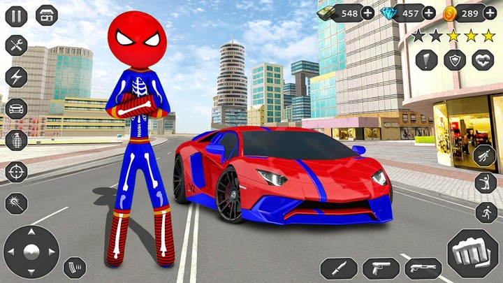 Stickman Giant Hero Crime City screenshot image 1_Popularmodapk.com