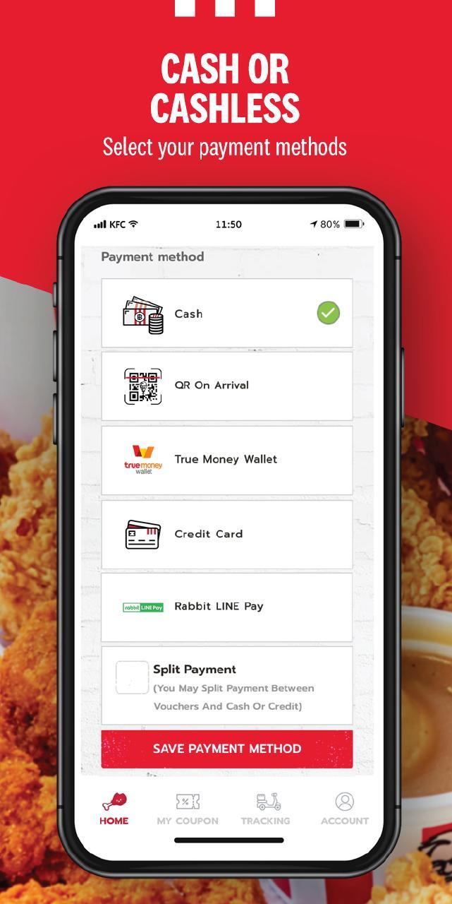 KFC Thailand-Online Food Ordering screenshot image 3_Popularmodapk.com
