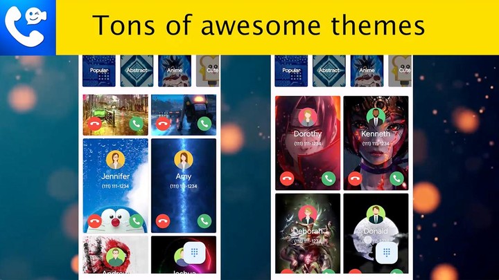 Call Screen Theme, Color Phone screenshot image 5_Popularmodapk.com