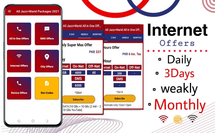 Jazz Warid Packages 2022 screenshot image 1_Popularmodapk.com