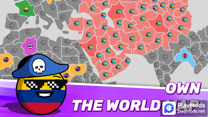 Country Balls: World Battle<span>(Speed change)</span> screenshot image 4_Popularmodapk.com