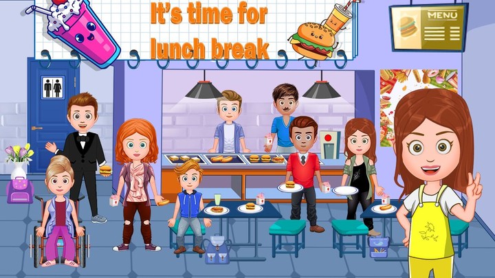 My Family Town : City School screenshot image 3_Popularmodapk.com