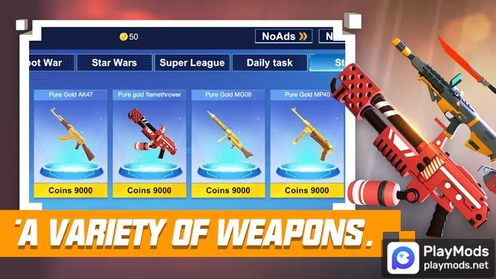 Pixel World:FPS Shoot Game<span>(Unlimited Money)</span> screenshot image 3_Popularmodapk.com