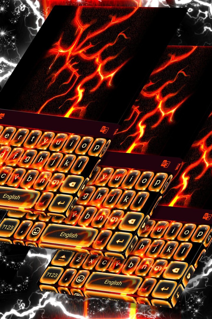 Burning Fire Keyboard screenshot image 9_Popularmodapk.com