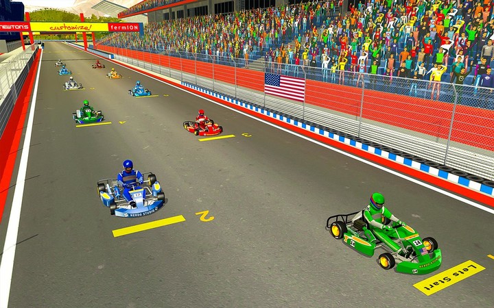 Jeux de course de kart 3D screenshot image 4_Popularmodapk.com