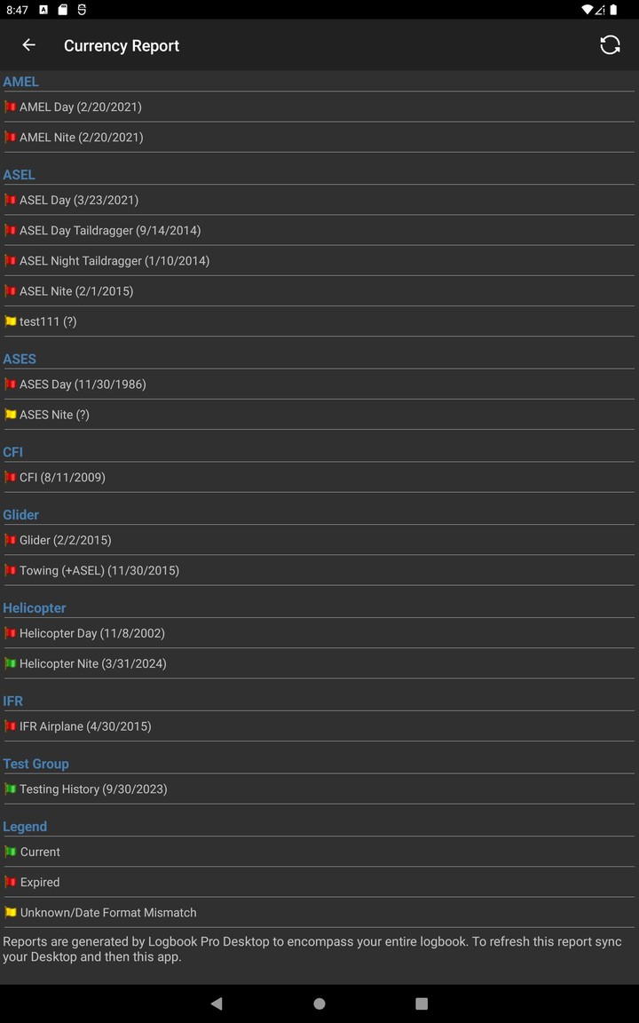Logbook Pro Flight Log screenshot image 20_Popularmodapk.com