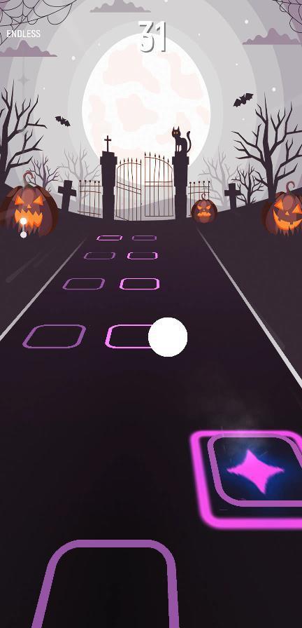 Tiles Hop: Wednesday Addams screenshot image 2_Popularmodapk.com