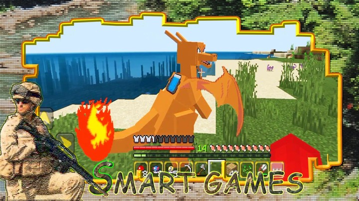 Poke Go Game Minecraft Mod screenshot image 1_Popularmodapk.com