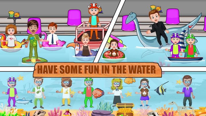 My Family Town : Dinosaur Park screenshot image 4_Popularmodapk.com