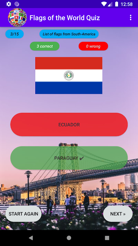Quiz of Country Flags screenshot image 4_Popularmodapk.com