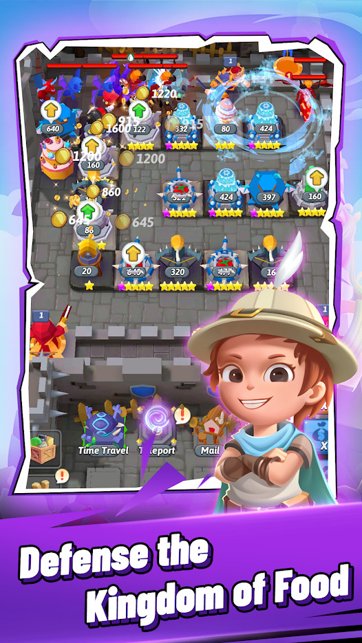 Burger Legend: Idle Hero TD screenshot image 2_Popularmodapk.com