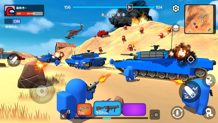 Imposter Squad battle war game screenshot image 2_Popularmodapk.com