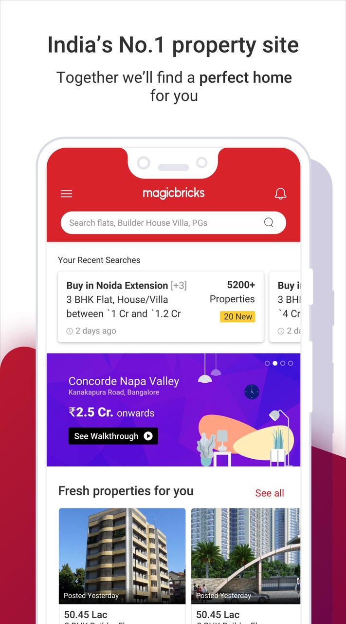 Magicbricks Buy, Rent Property screenshot image 1_Popularmodapk.com