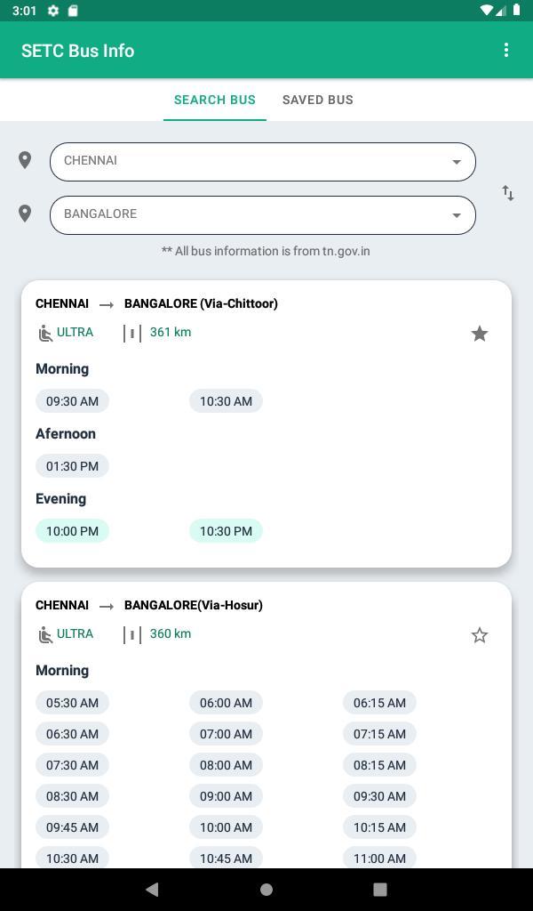 SETC Bus Info screenshot image 13_Popularmodapk.com