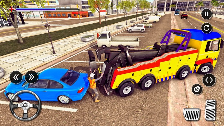 Tow Truck Games Simulator 3D screenshot image 5_Popularmodapk.com