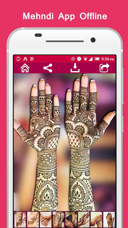 Mehndi App Offline screenshot image 1_Popularmodapk.com