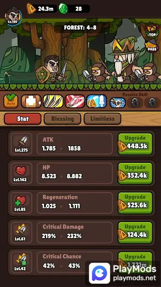 Idle RPG Adventure Hero<span>(MENU MOD)</span> screenshot image 5_Popularmodapk.com
