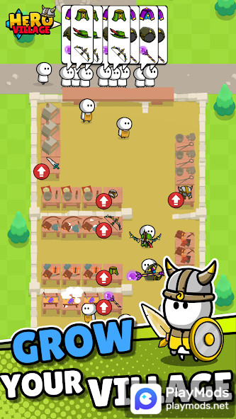 Hero Village – Idle RPG<span>(mod menu)</span> screenshot image 2_Popularmodapk.com
