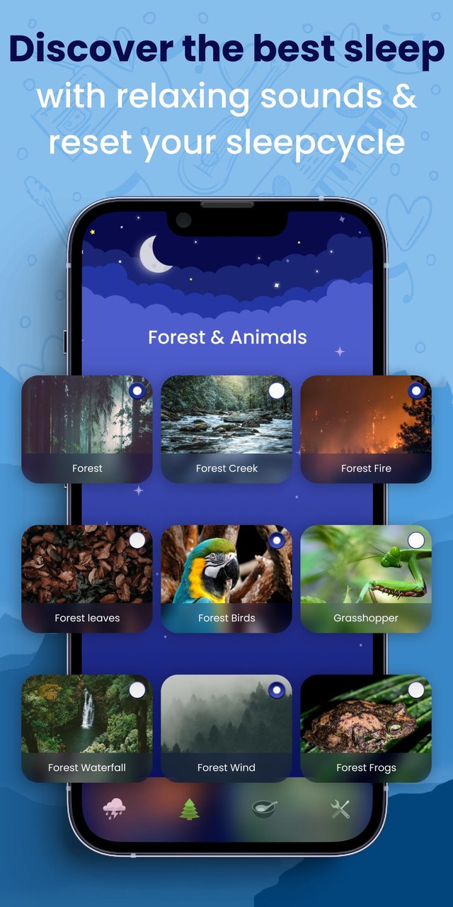 Sleep Sounds: Calm Relax Sleep screenshot image 2_Popularmodapk.com