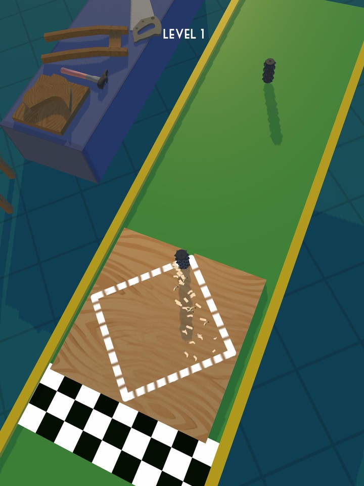 Wood cutting runner 3D screenshot image 4_Popularmodapk.com