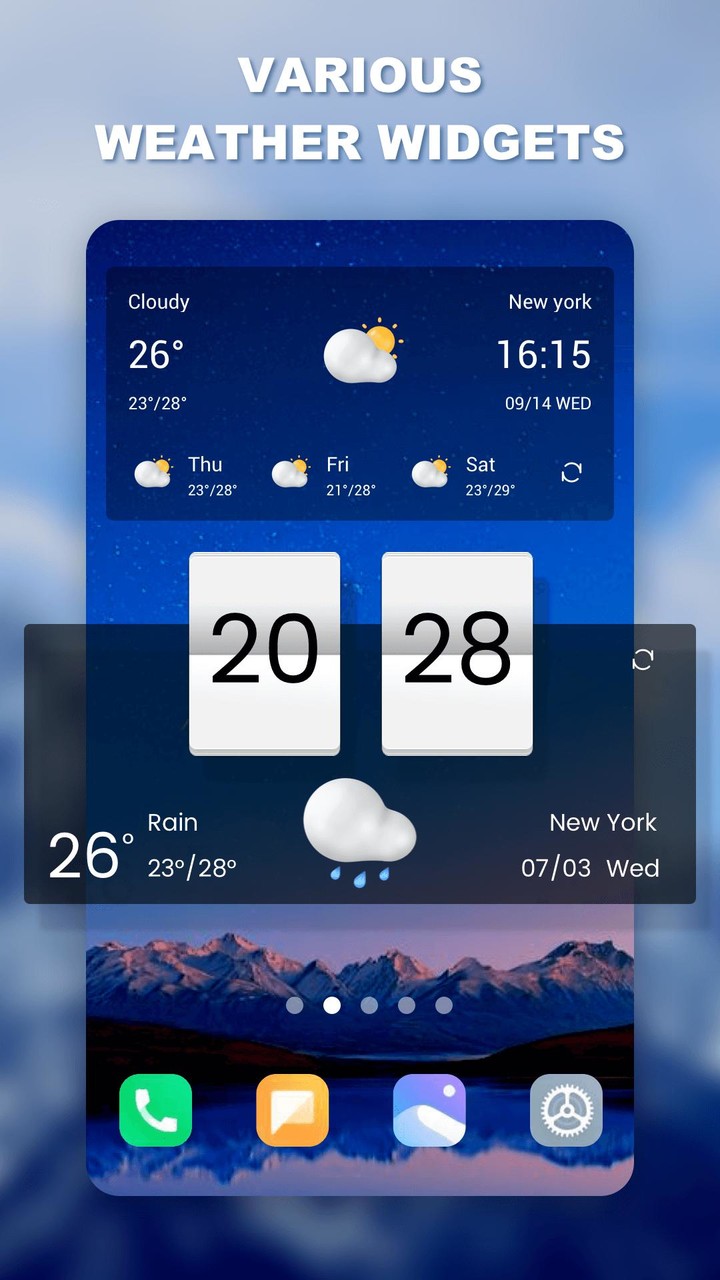 Weather app - Radar & Widget screenshot image 4_Popularmodapk.com