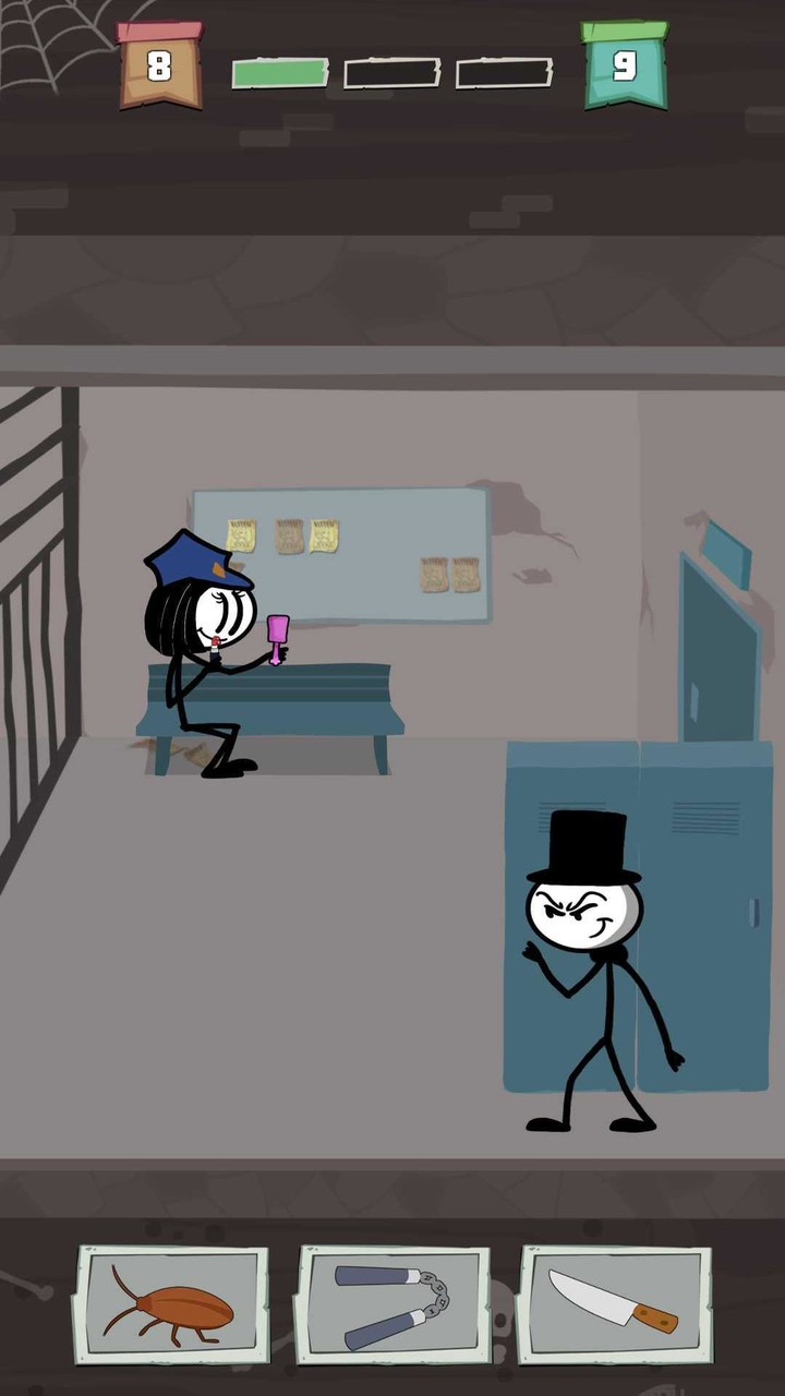 Prison Break: Stickman Story screenshot image 2_Popularmodapk.com