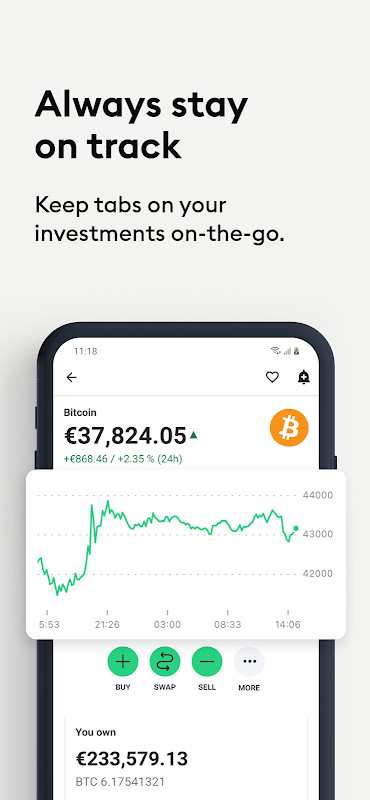 Bitpanda: Buy bitcoin securely screenshot image 7_Popularmodapk.com
