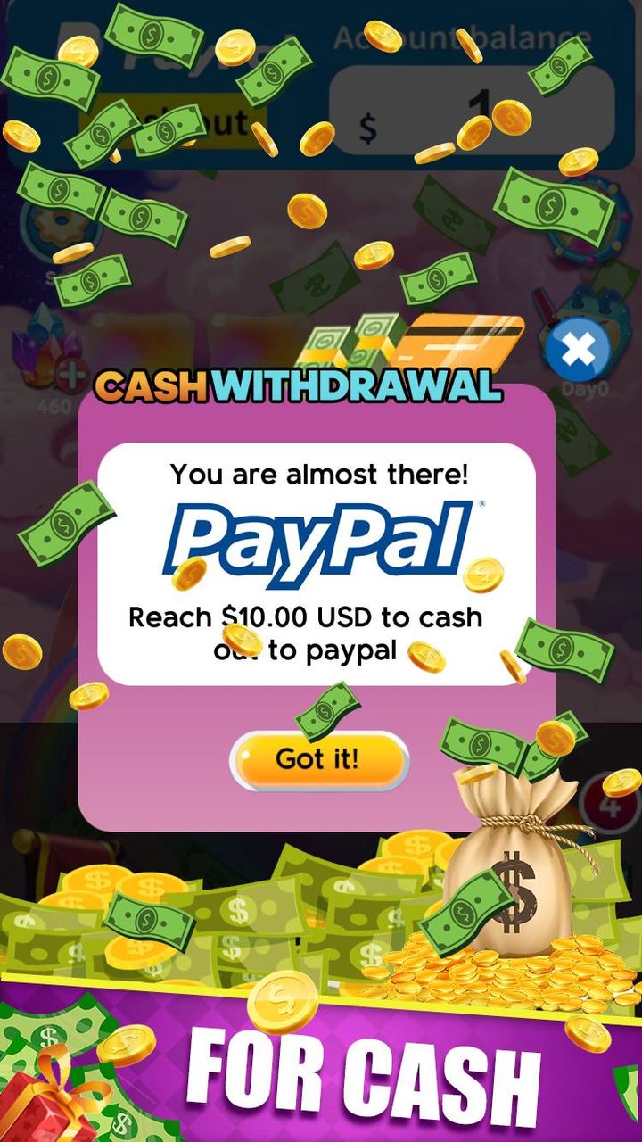 Lucky Wordscapes Cash & Money screenshot image 2_Popularmodapk.com