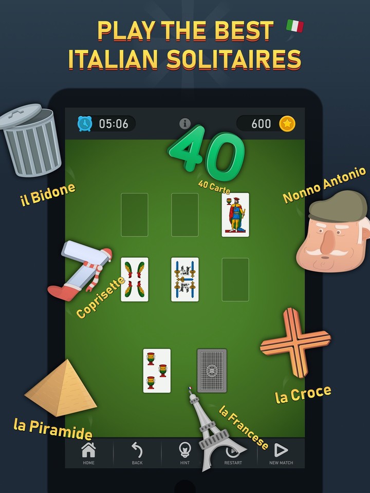 Italian Solitaires Collection screenshot image 10_Popularmodapk.com