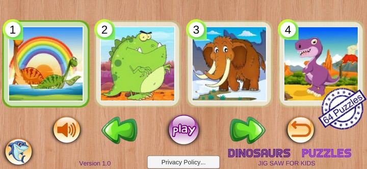 Dinosaur Puzzles & Jurassic Ji screenshot image 1_Popularmodapk.com