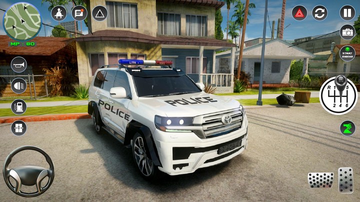 Police Car Game: Prado Parking screenshot image 2_Popularmodapk.com