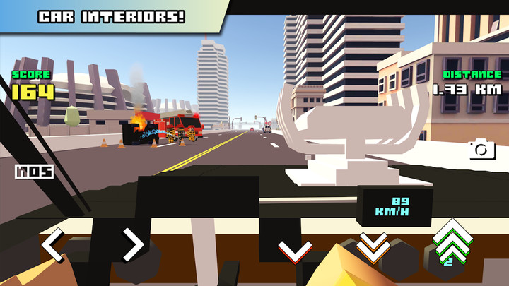 Blocky Car Racer - racing game screenshot image 8_Popularmodapk.com