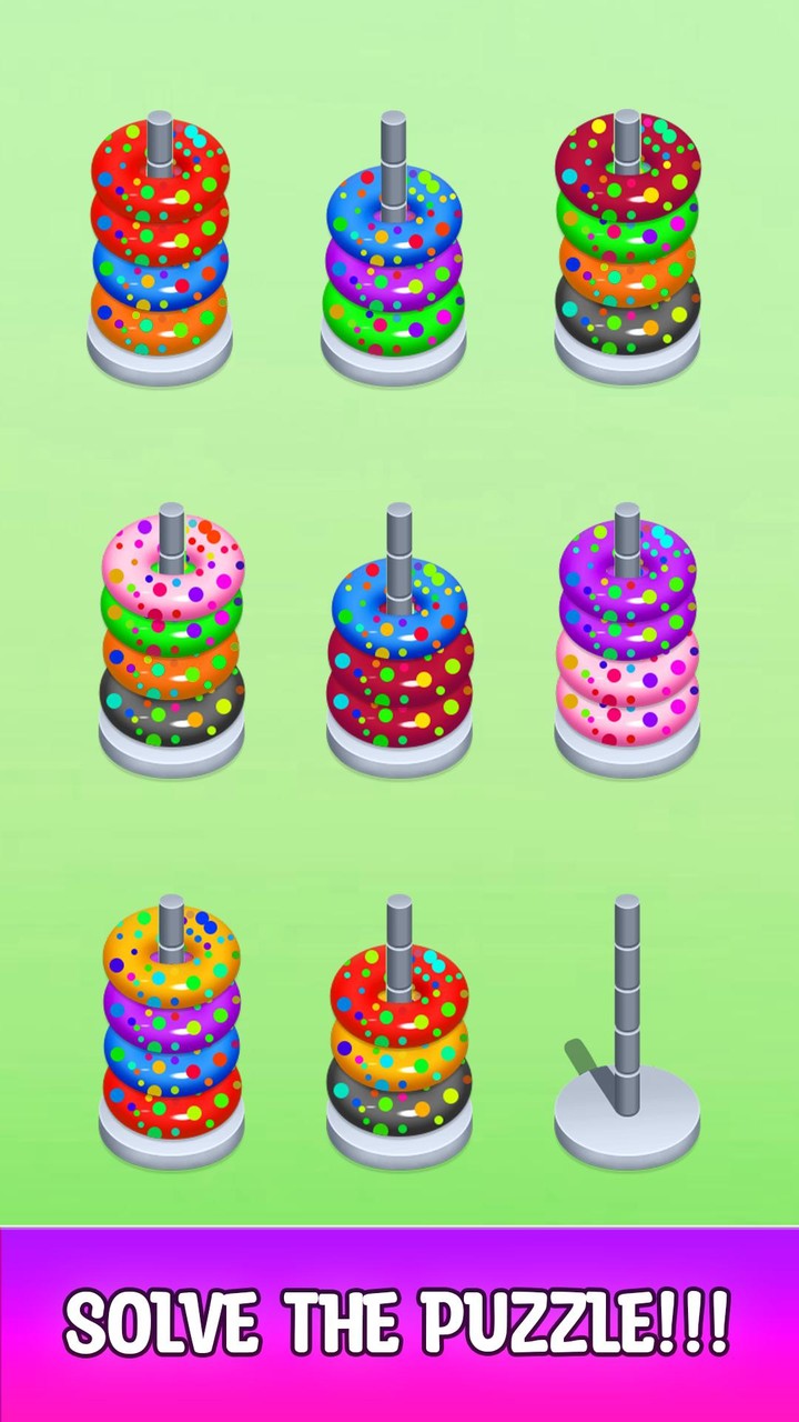 Ring Stack-Color Spot Puzzle screenshot image 4_Popularmodapk.com