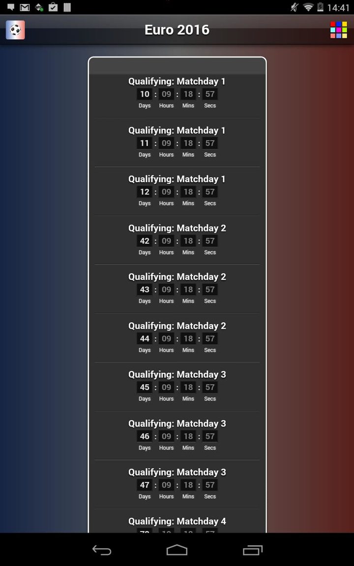 Countdown for Euro 2016 screenshot image 10_Popularmodapk.com