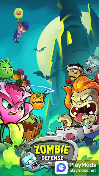 Zombie Defense - Plants War<span>(Unlimited money)</span> screenshot image 1_Popularmodapk.com