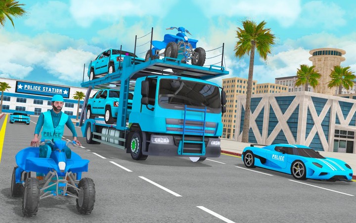 Quad Bike Car Truck Transport screenshot image 4_Popularmodapk.com