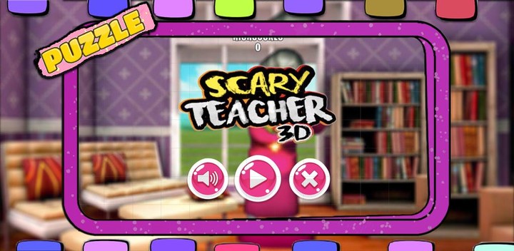 Scary Puzzle Teacher screenshot image 1_Popularmodapk.com