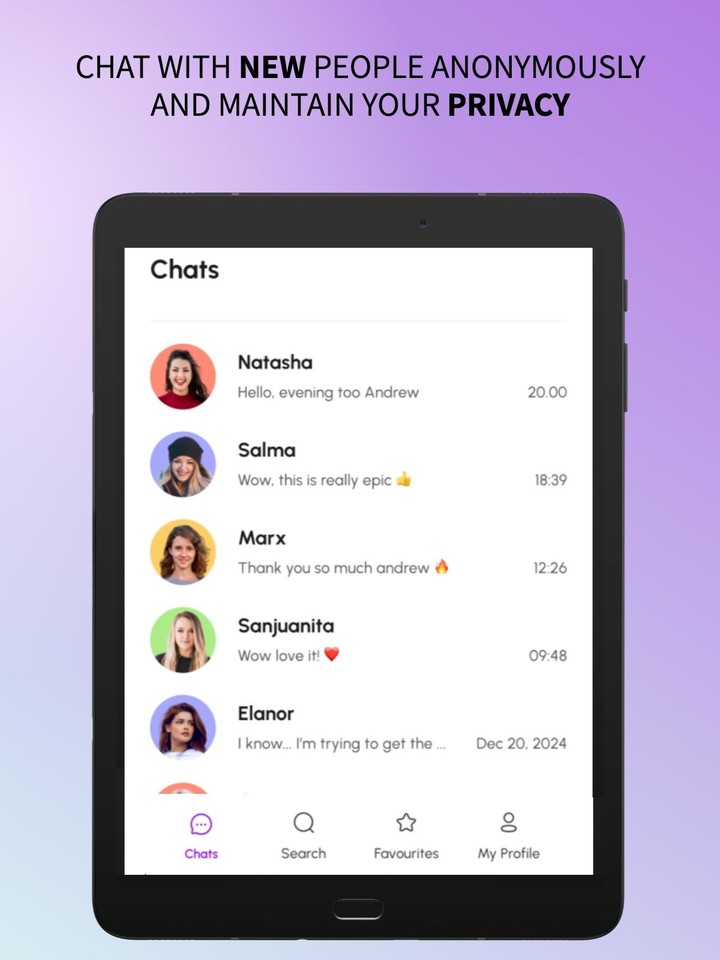 Ganby - Clean Anonymous Chat screenshot image 7_Popularmodapk.com