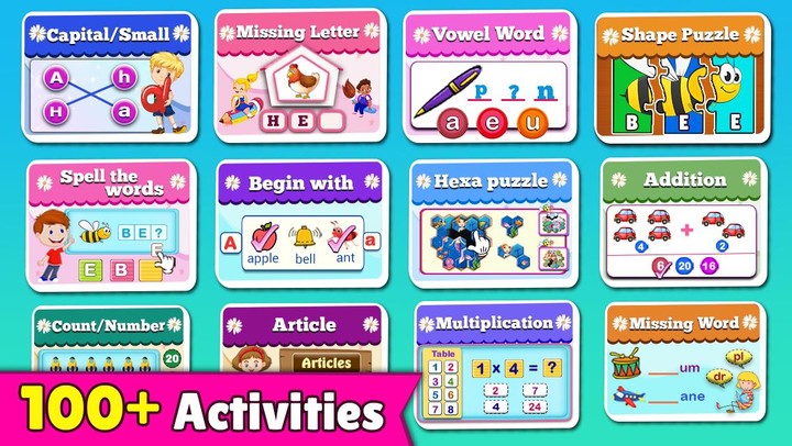 Kindergarten Kids Learning screenshot image 1_Popularmodapk.com