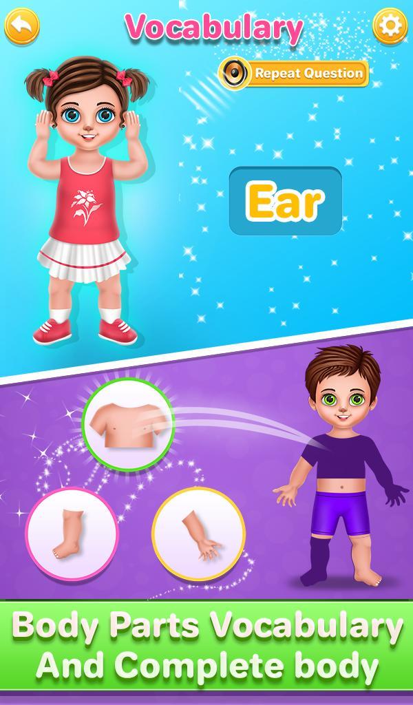 Human Body Parts Kids Learning screenshot image 3_Popularmodapk.com