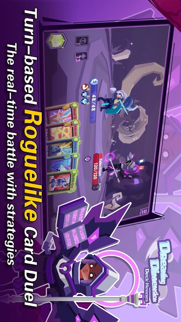 Dreaming Dimension: Deck Heroes(Unlocked all heroes) screenshot image 1_Popularmodapk.com