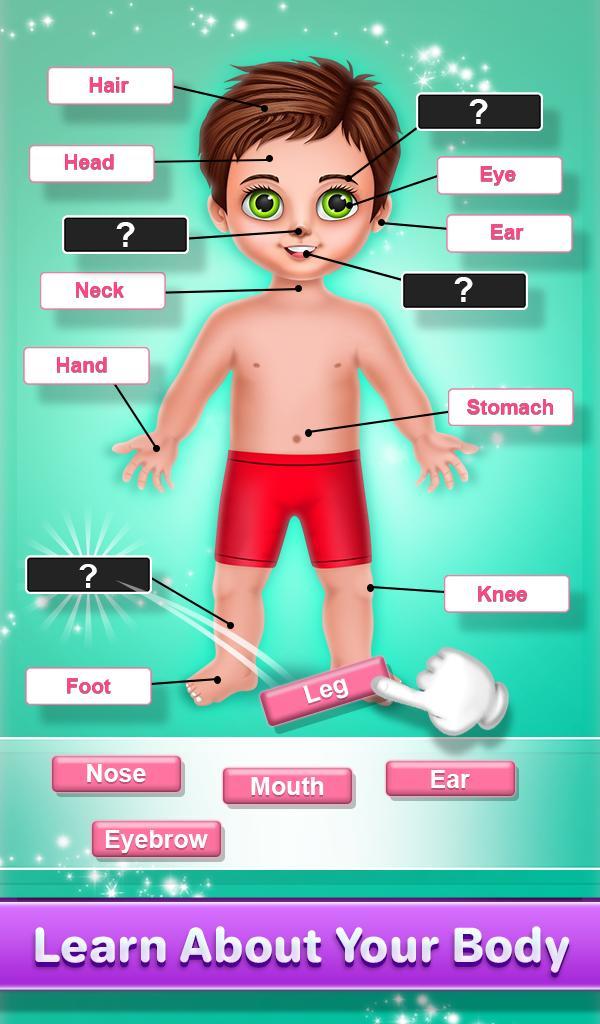 Human Body Parts Kids Learning screenshot image 1_Popularmodapk.com