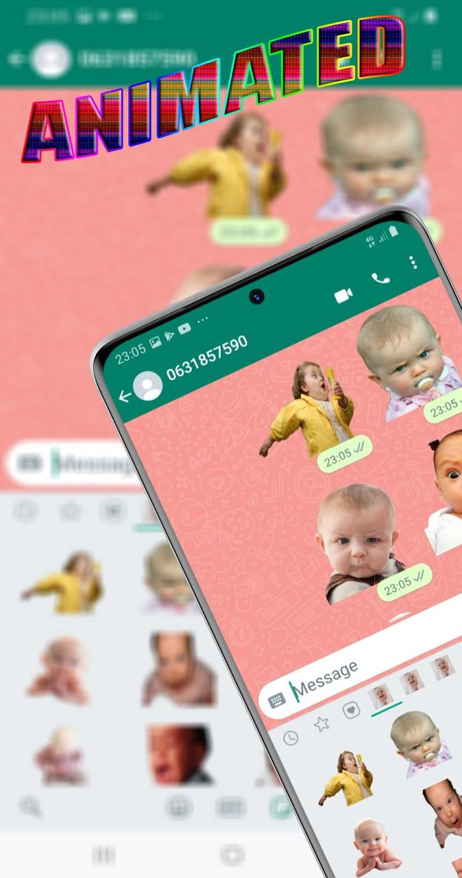 ملصقات أطفال متحركة مضحكة screenshot image 11_Popularmodapk.com