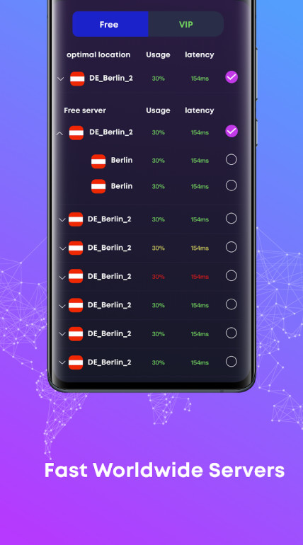 Flash VPN Pro screenshot image 2_Popularmodapk.com