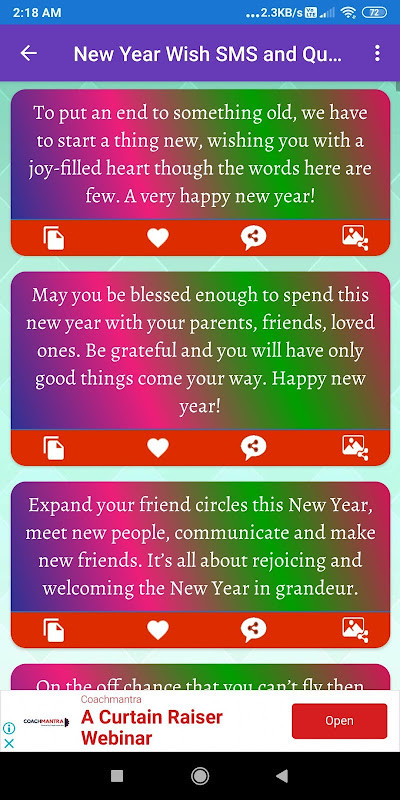 Happy New Year:Greeting, Photo Frames, GIF, SMS screenshot image 3_Popularmodapk.com
